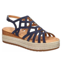 Bella Vita Zip-Italy Gladiator Espadrille Platform