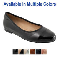 Trotters Clara Cap Toe Flat