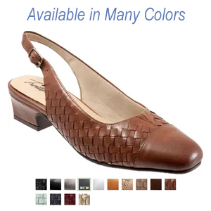 Trotters Dea Slingback Woven