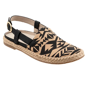 Trotters Paisley Slingback Espadrille Flat